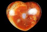 Colorful Carnelian Agate Heart #167356-1